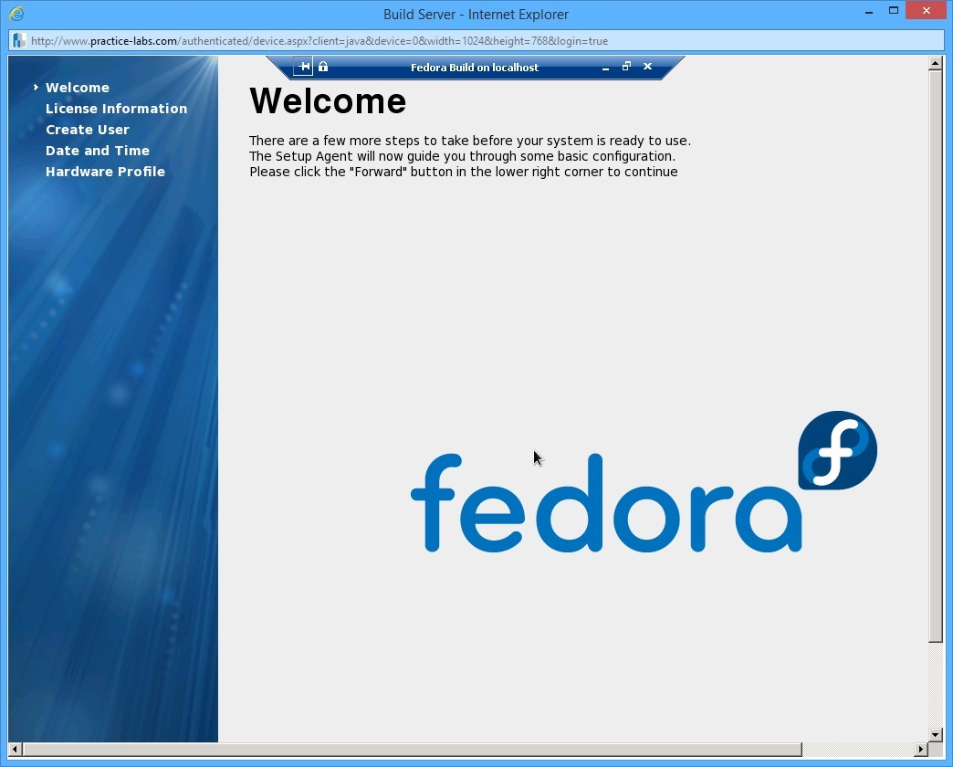 Practice Labs screenshot.